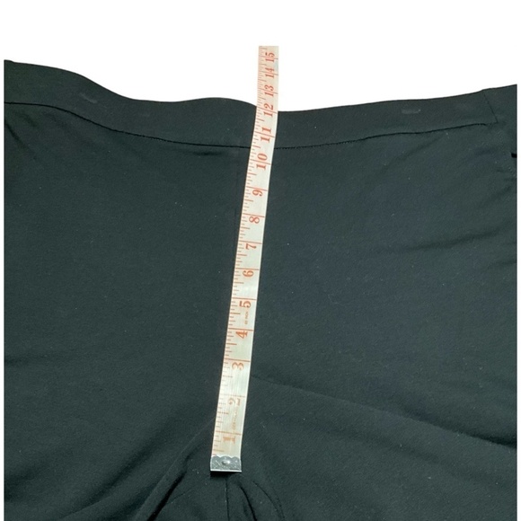 J. JILL Wearever Collection Full Wide Leg Pull On Black Jersey Knit Trousers 3X - Picture 6 of 9